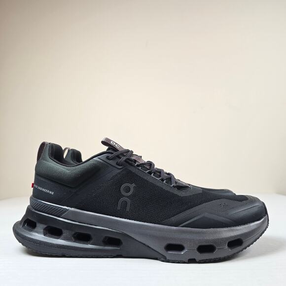 On Running Cloudnova X Black Eclipse Men\'s Size11 Sneakers Running Shoes